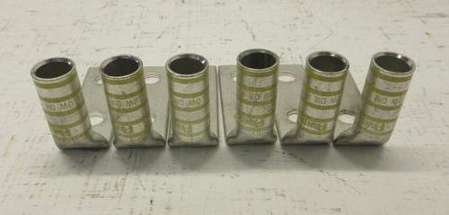 NEW Panduit LCC250-12F Crimp Lugs 2 Hole 250kcmil Right Angle P62 NNB (LOT OF 6) (AH1490-6)