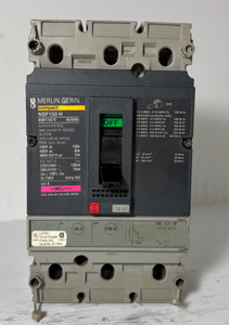 Merlin Gerin NSF150H 150A Compact Circuit Breaker w 125 Amp Trip TM125DP 600V 3P (EM5979-1)