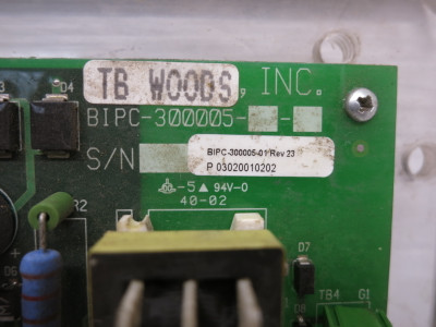 TB Woods BIPC-300005-01 Rev 23 Soft Start Control Board BIPC300005-01 PCB Card (DW8423-1)