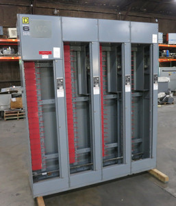 Image of Square D Model 6 600/300 Amp MCC Motor Control Center 4x Section 600A 300A