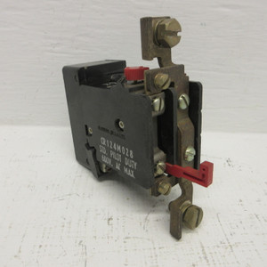 General Electric GE CR124M028 Overolad Relay STD Pilot Duty 600VAC Max (CHIPPED) (AH1513-1)