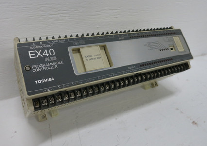 Toshiba EX40*4MCRD5 EX40 Plus Programmable Controller CPU PLC Basic Unit Module (DW8470-1)
