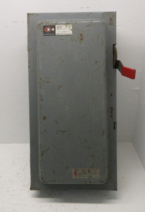 Cutler Hammer 4105H303H 100 Amp 240V Fusible Heavy Duty Safety Switch Disconnect (AH1545-1)
