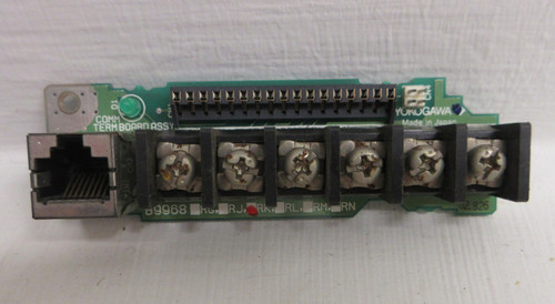 Yokogawa B9968RK Communication Terminal Board Assembly B9968-RK PCB Comm Assy (AH1547-1)