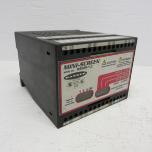Banner MSDINT-1L2 Mini-Screen DIN Control Light Curtain Module MSDINT1L2 24 VDC (AH1552-1)