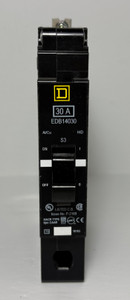 Square D EDB14030 30A Circuit Breaker 1 Pole 18kA @ 277/240 VAC 30 Amp 1P HACR (EM5994-2)