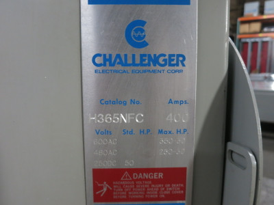 Challenger H365NFC 400A 600V Non-Fusible Safety Switch Disconnect 400 Amp (DW8507-2)
