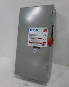 NEW Eaton DH323NGK 100 Amp 240V Fusible Safety Switch Disconnect 100A 240 VAC (DW8548-2)