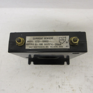 Ohio Semitronics Inc OSI CTD-100E2 Current Sensor 0-100A 4-20mA 0-100 Amp 0SI (AH1605-1)