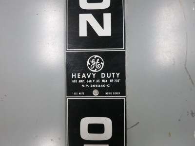 GE TH4326 600A 240V Fusible Heavy Duty Safety Switch Disconnect 600 Amp Mod 4 (DW8586-1)