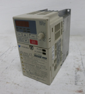 Image of Yaskawa CIMR-V7AA20P7 1 HP VS Mini V7 AC Drive 200-230V 0.75 kW VFD 20P70