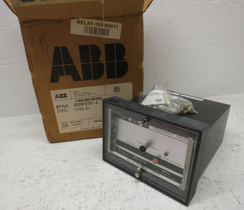 Image of NEW ABB 422B1275-L Type 81 Circuit Shield Frequency Relay Control 48/125 VDC