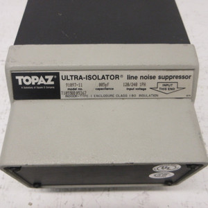 Topaz 91097-11 Ultra-Isolator Line Noise Suppressor 750VA 0.005pf 120/240V 1PH (AH1682-1)