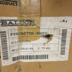 NEW Baldor FPH2A07TR-RN20 Flex+ Drive II Servo Drive 1PH 230V 7.5A FlexPlus NIB (AH1691-1)