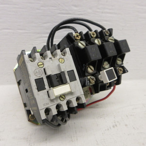 Allen Bradley 509-TOA Ser B Size 00 Motor Starter 120V Coil 9A 600VAC w/ Heaters (AH1696-1)