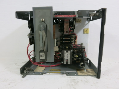 Cutler Hammer F10 Unitrol Size 1 Starter 30A Fusible Type 12" MCC Bucket 30 Amp (BJ1180-9)