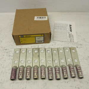 Image of NEW ILSCO CRB-4/0L2 2 Hole Crimp Lugs No. 10 Purple Die Wire 4/0 (LOT OF 10) NIB