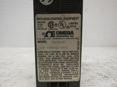 Omega CN76130 Digital Autotune Temperature Controller CN76000 Process Control (DW8693-1)