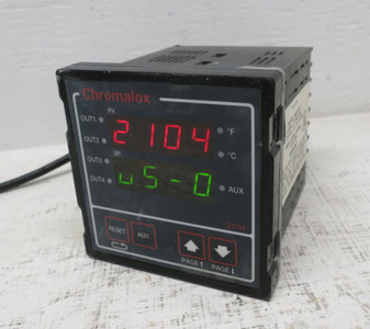Image of Chromalox 2104-AO100 Digital Temperature Controller Process Control 2104-A0100