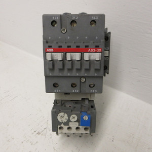 ABB A63-30 Motor Starter TA75 Overload Relay 120V Coil 60 HP @ 480/600V A63 (AH1743-2)