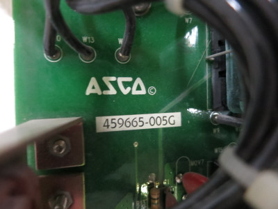 ASCO 459665-005G ATS Control Panel 459666-005H Automatic Transfer Switch Group 7 (DW8738-1)