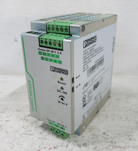 Image of Phoenix Contact Quint-PS/1AC/48DC/5 Power Supply 100-240 VAC - 48 VDC 5A