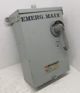 Image of FPE RH1336SNR 30A 600VAC 4W Heavy Duty Fusible Disconnect Switch 30 Amp 600V 3R