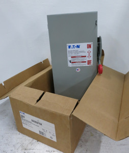 Image of NEW Eaton DH263FGK 100A 600V Fusible Safety Switch Disconnect 100 Amp 480V 2P