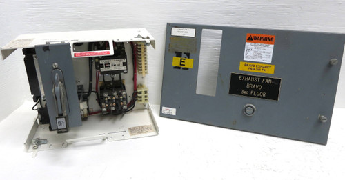 Image of Cutler Hammer F10 Unitrol Size 1 Starter 15A Breaker Type 12" MCC Bucket 15 Amp