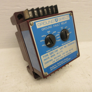 Image of Ground Shield 202K8361 Ground Fault Relay Type GRC-100 120VAC 60HZ GS Sensors