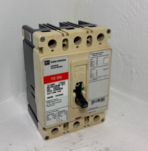 Image of Cutler-Hammer FD3125L 125A Circuit Breaker Glossy Red FD 35k 600V FD3125 125 Amp