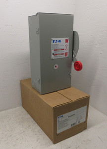Image of NEW Eaton DH322NRK 60A 240V Fusible Disconnect Switch Type 3R 4W S/N 60 Amp NIB