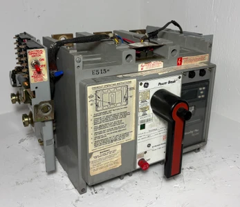 Image of GE TC88TTE1C 800A Power Break Drawout Circuit Breaker 800 Amp General Electric
