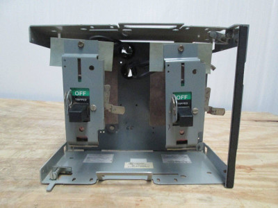 Cutler Hammer F10 Unitrol 60 Amp Dual Breaker Feeder 12" MCCB Eaton MCC Bucket (EBI1071-1)