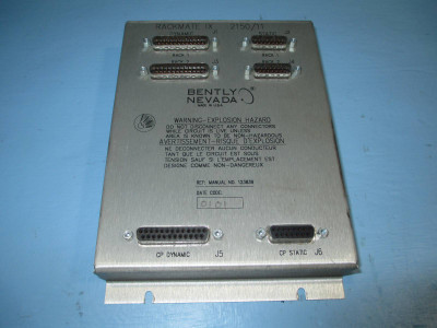 Bently Nevada 2150/11 Rackmate IX TDXnet PLC Transient Data Interface 3407 Card (NP0010-1)