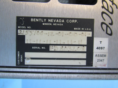 Bently Nevada 2155/00 TDXnet PLC Transient Data Interface Rack Chassis Cage TDIX (NP0030-1)