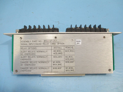 Bently Nevada 89419-01 83729-01 XDCR I/O Record Terminal 78599-06 PLC Relay Card (NP0040-21)