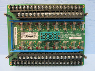 Triconex 2553-6 24V Digital Input PLC DI External Terminator 7400056-360 25536 (PM0156-3)