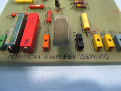 General Electric 1589K41G GE Position Amplifier PC Board 1589K29G PLC 702 703 (TK0097-2)