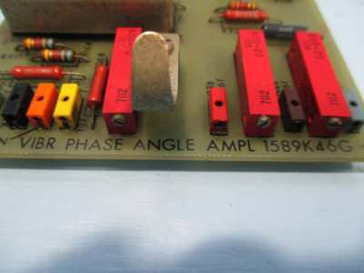 General Electric 1589K46G GE Vibration Phase Angle Amplifier PC Board PLC (TK0095-1)