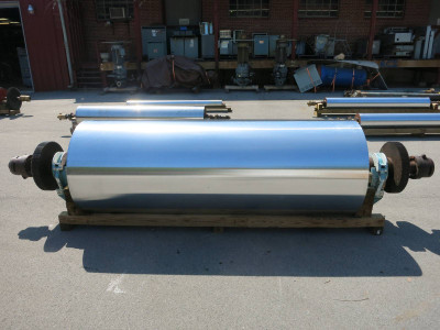 Image of Chill Roll, Chrome Plated - Diameter:36", Roll Length:100", Shaft:141", Chromium