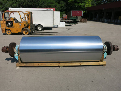 Chill Roll, Chrome Plated - Diameter:36", Roll Length:100", Shaft:141", Chromium (PM0221-1)