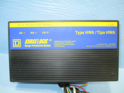 Square D SurgeLogic TVS2WA12X Transient Voltage Surge Suppressor 120 kA 208Y/120 (NP0171-1)
