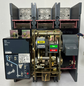 Cutler Hammer SPBSR321R SPB 65 2000A LI Circuit Breaker w 2000 Amp Plug & Aux MO (EM0252-1)