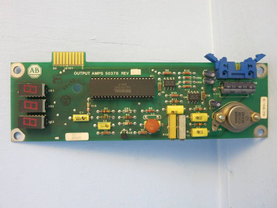 Image of Allen Bradley 50378 Output Amps Rev 04 Drive Board PCB AB PLC 118378 Rev B