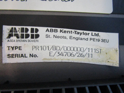 ABB Kent-Taylor PR100 PR101/BD/000000/111ST Chart Recorder Controller Interface (NP0295-9)
