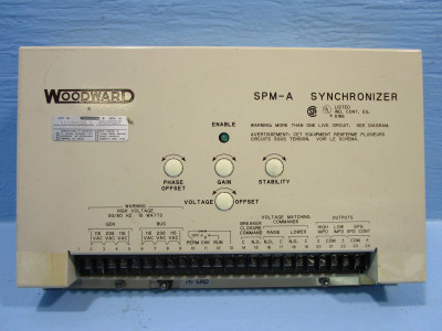 Image of Woodward 9905-002 SPM-A Synchronizer 9905002 Rev. N 115 230 V 10 Watts SPMA 60Hz