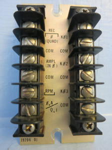 Bently Nevada 19206-01 Wiring Terminal Board PLC Bentley 1920601 (PM0717-2)