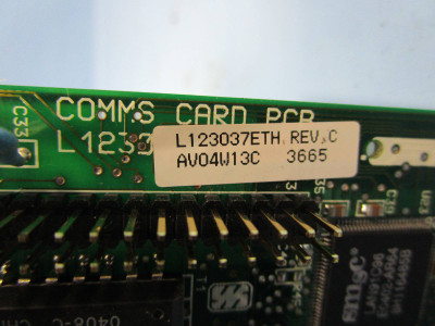 Honeywell L123037ETH Rev C COMMS Board Multitrend Trendview Interface AV04W13C (NP0442-1)