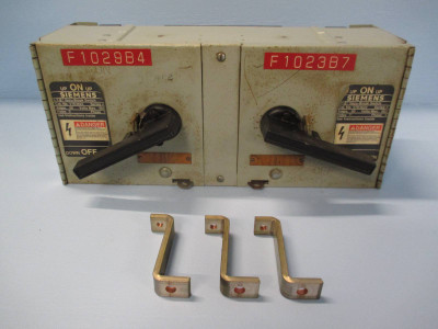 Image of Siemens ITE 60 Amp 600V V7E3622 Fusible Vacu-Break Panelboard Switch w/ Hardware